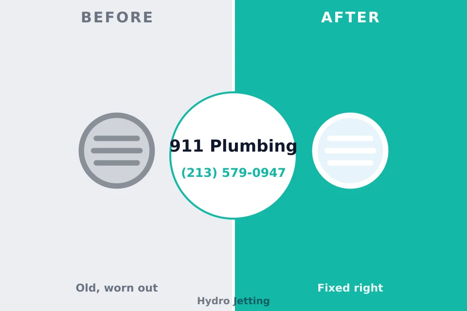 Before and after: plumbing company East Bernard, TX